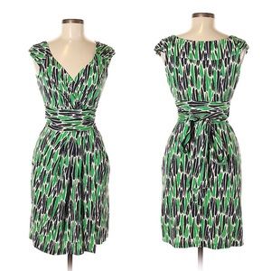 Diane von Furstenberg Printed Silk Wrap Dress